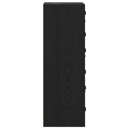 Висок шкаф Черния дъб 35 x 37 x 109 см Инженерна дървесина