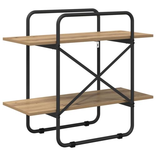 Рафт за книги 2 нива 60 x 35 x 70 cm PB Дъб артизан