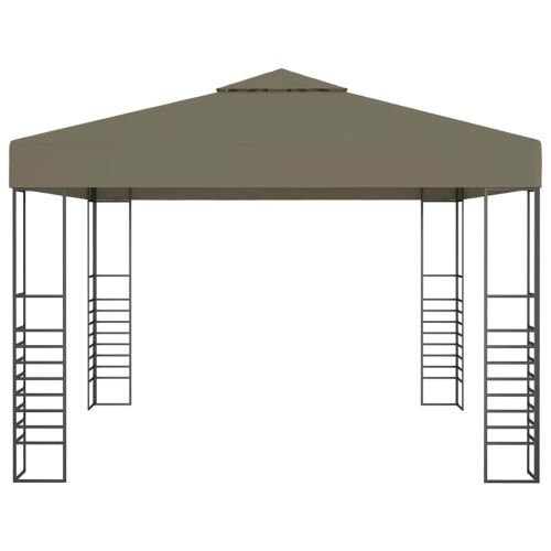 Градинска шатра, 3x3 м, таупе, 180 г/м²