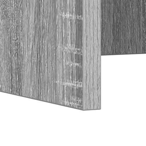 Стенно бюро Сив Сонома Инженерна дървесина 100 x 45 x 30 см