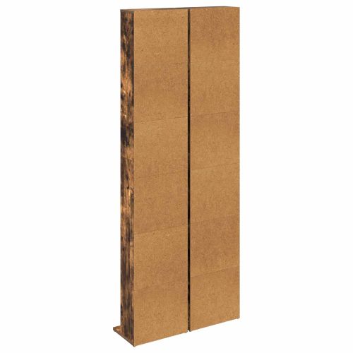 Кабинет за CD 2 бр. Опушен дъб 33 x 23,5 x 175 см