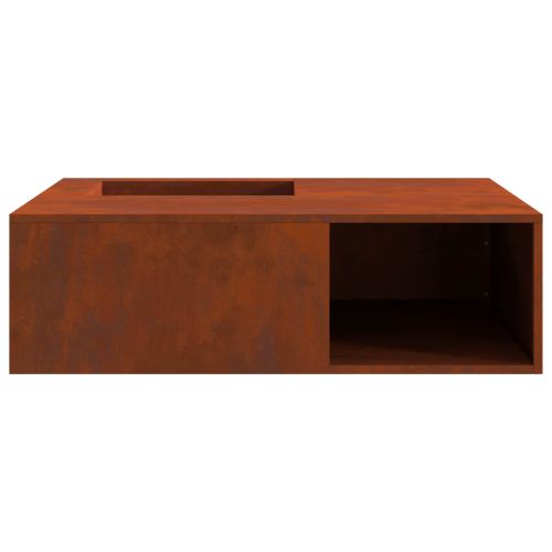 Огнище Ръждясало 100 x 100 x 30 cm Кортенова стомана