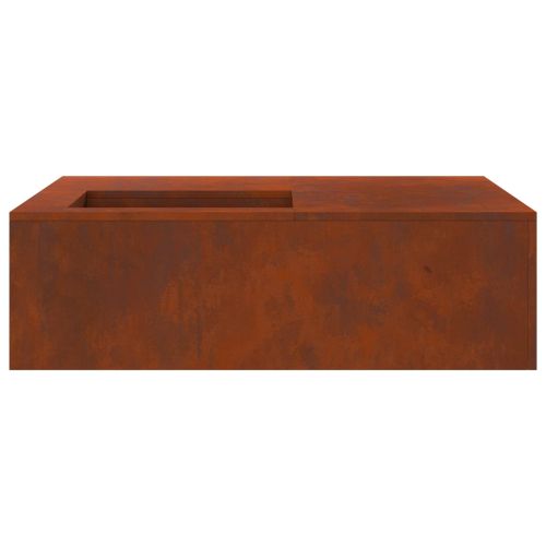 Огнище Ръждясало 100 x 100 x 30 cm Кортенова стомана