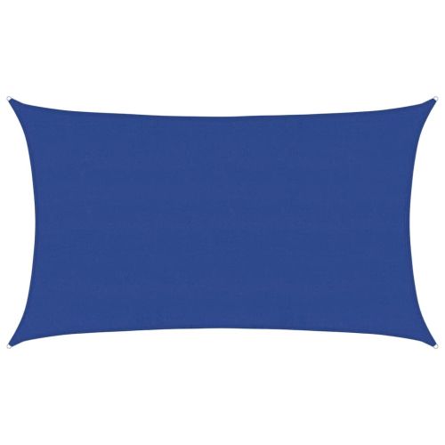 Sunshade Sail 160 g/m² Rectangular Blue 5x8 m HDPE - Untranslated