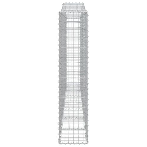Габионни кошници арка 2 бр 400x30x140/160 см поцинковано желязо