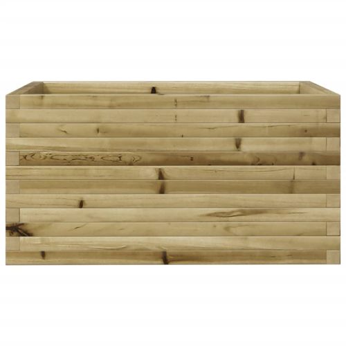 Градинска кашпа, 90x60x45,5 см, импрегнирано борово дърво