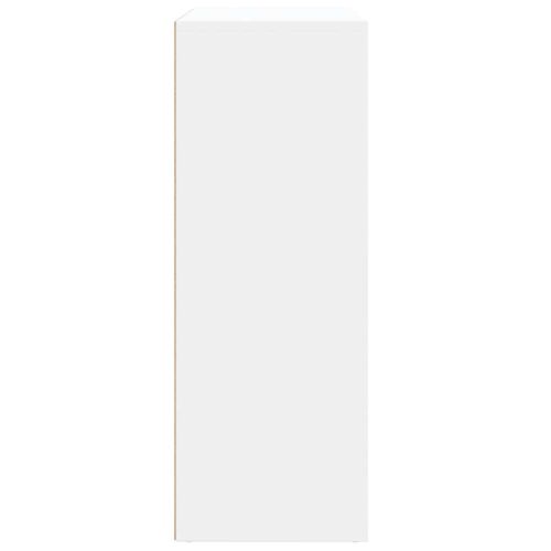 Сайдборди, 2 бр, бели, 60x31x84 см, инженерно дърво