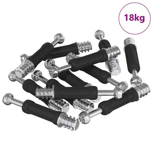 Винт с кам л Lock 4000 бр. Сребрист и Черен Метал