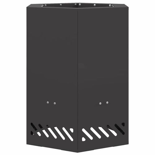 Бездимна огнище Черно 38 x 38 x 51 см Кортенова стомана