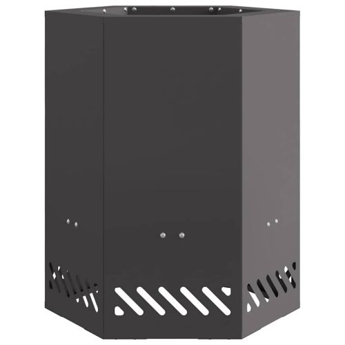 Бездимна огнище Черно 38 x 38 x 51 см Кортенова стомана