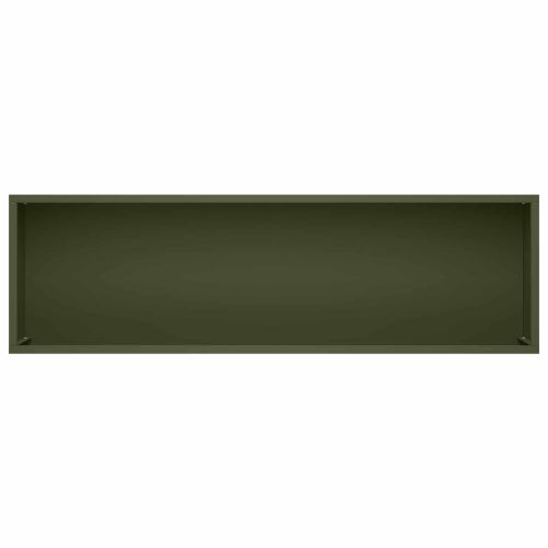 Градинска саксия 2 бр. Маслиненозелено 100 x 30 x 49 см