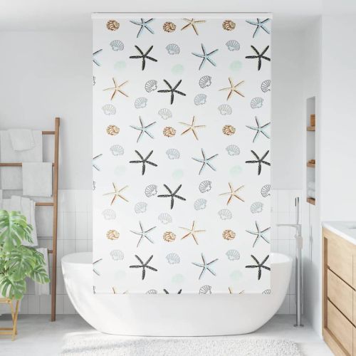 Ролетна щора за душ с касета 130x240 см Ширина на плата 126 см