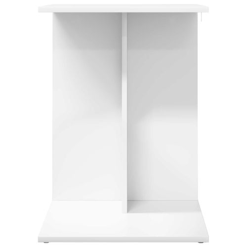 Странична маса Бяло 45 x 40 x 62,5 см Инженерна дървесина