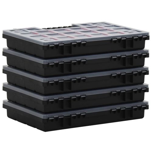 Асортиментни кутии 10 бр 34,5x25x5 см полипропилен