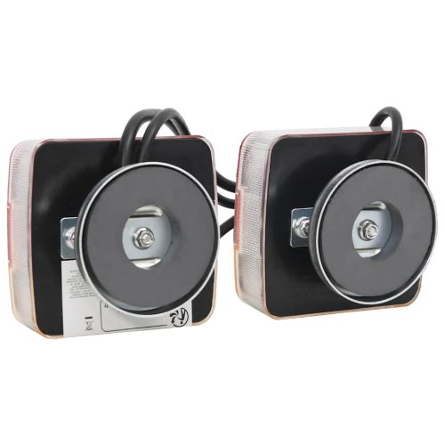 Светлини за ремарке 2 бр червени 10,5x7,5x10 см 12V LED крушка