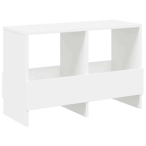 Етажерка за списания Бяло 68,5 x 30 x 45 см