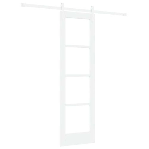Преплъзваща се врата 61 x 198,5 см Бяло