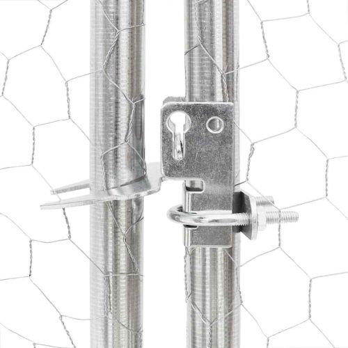 Пилешки подиум с покрив 2,5x8x2,25 м Поцинкована стомана