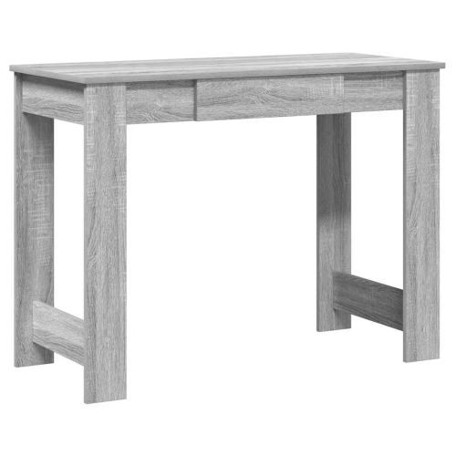 Бюро, сив сонома, 100x45x75 см, инженерно дърво