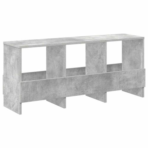 Етажерка за списания Циментено сиво 102 x 30 x 45 см