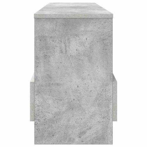 Етажерка за списания Циментено сиво 102 x 30 x 45 см