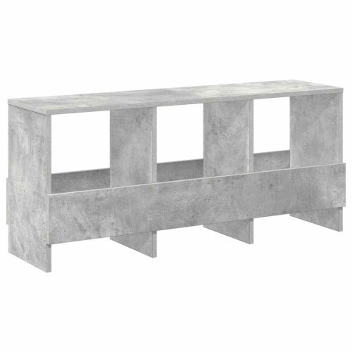 Етажерка за списания Циментено сиво 102 x 30 x 45 см