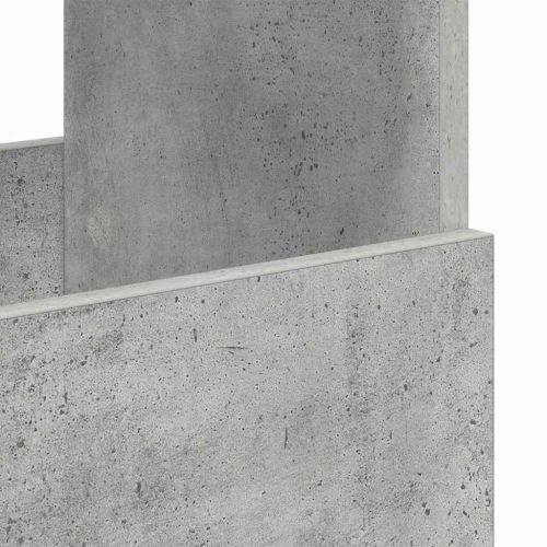 Етажерка за списания Циментено сиво 102 x 30 x 45 см