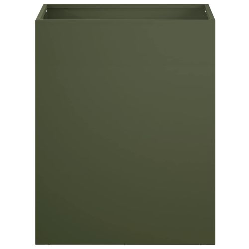 Градинска саксия Маслиненозелено 40 x 30 x 40 см