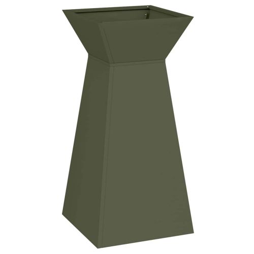 Саксия с колона Маслиненозелено 35 x 35 x 73 см