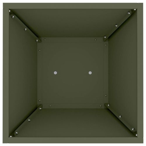 Саксия с колона Маслиненозелено 35 x 35 x 73 см