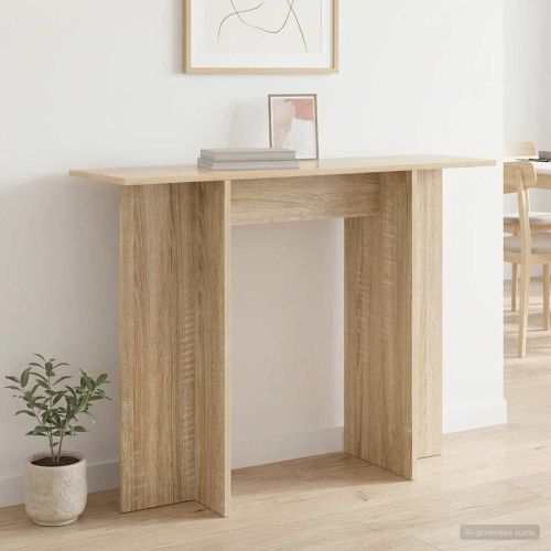 Конзолна маса Дъб сонома 100 x 30 x 75 см Инженерна дървесина