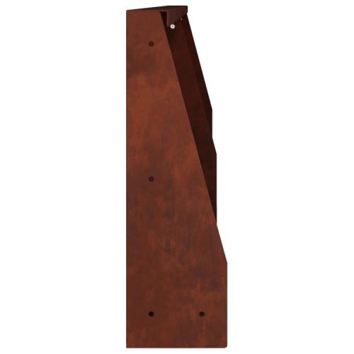 Задържащи стени 2 бр. 100 x 12 x 40 см Кортенова стомана