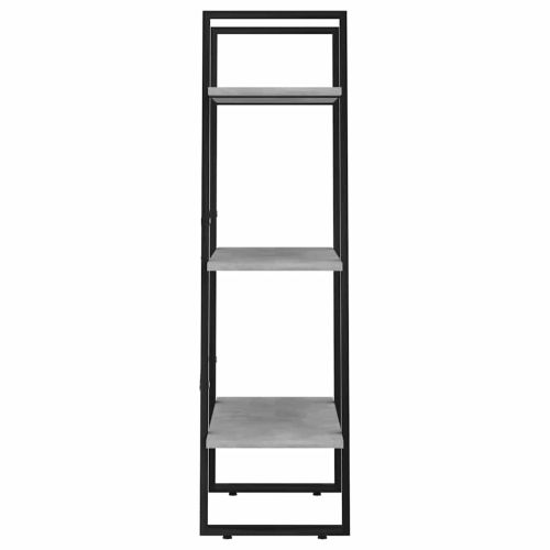 Стелаж за съхранение бетонно сив 60x30x105 см инженерно дърво