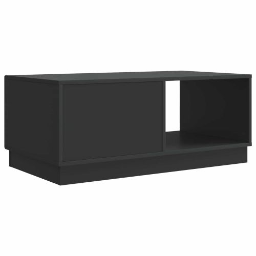 Масичка за кафе Черно 90 x 50 x 37 см Инженерна дървесина