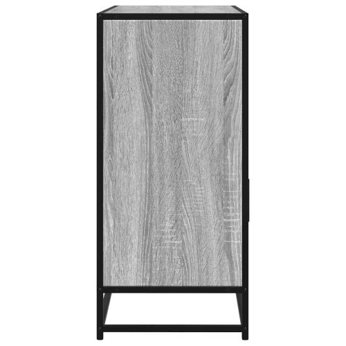 Сайдборд, Сив сонома, 100x35x76 см, инженерно дърво