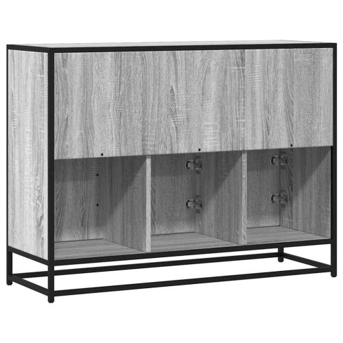 Сайдборд, Сив сонома, 100x35x76 см, инженерно дърво