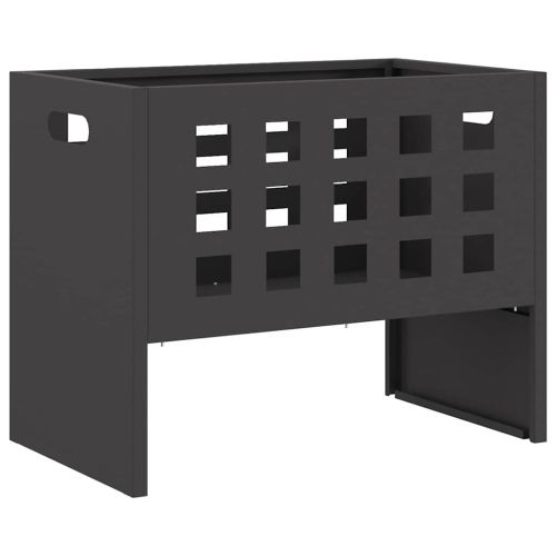 Котел за огън Черно 50 x 30 x 40 см Стомана