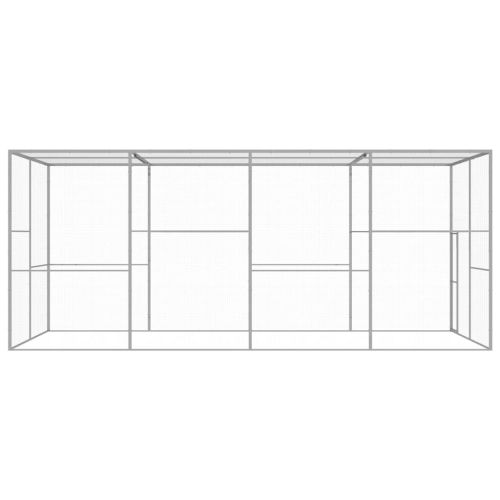 Клетка за котки 6x3x2,5 м поцинкована стомана
