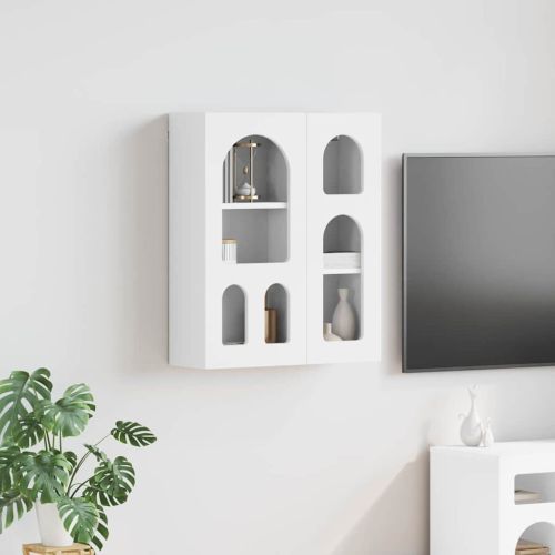Висящ шкаф ELST Бяло 59 x 20 x 71,5 см Инженерна дървесина