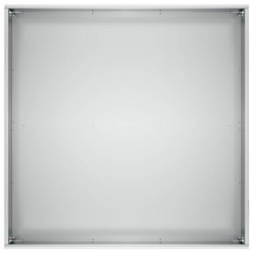 Градинска саксия 2 бр. Сребристо 60 x 60 x 30 cm