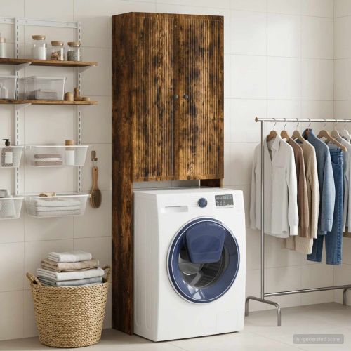Тоалетна Шкаф EDE Опушен дъб 66 x 25,5 x 190 см