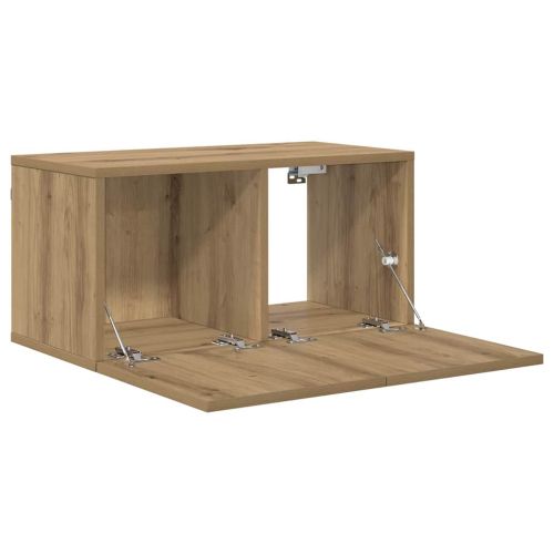 Комплект ТВ шкаф 60 x 30 x 30 cm Кафяво Инженерна дървесина