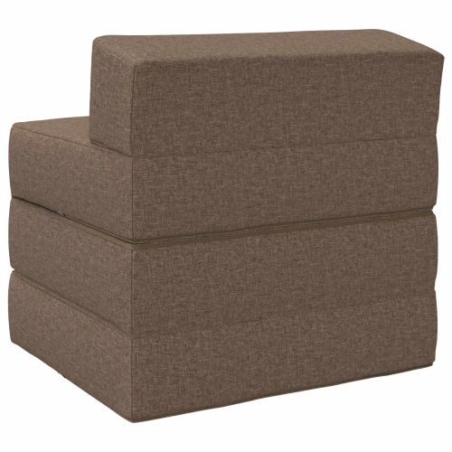 Сгъваем диван легло Таупе 70 x 60 x 63 cm Текстил