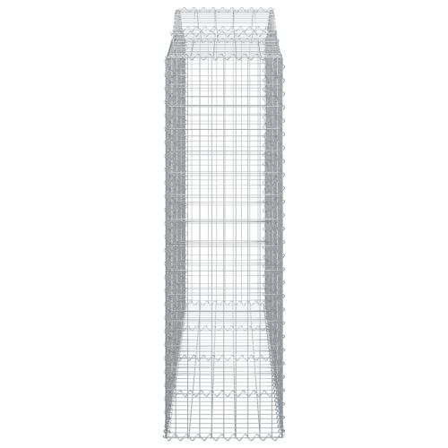 Габионни кошници арка 2 бр 200x50x160/180 см поцинковано желязо