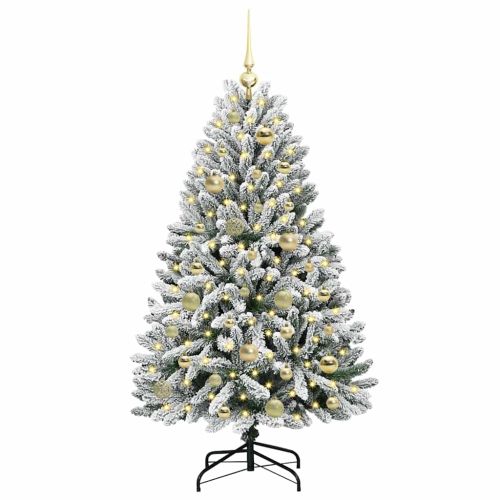 С изкуствено коледно дърво 120 cm 150 LED светодиода Топло бяло