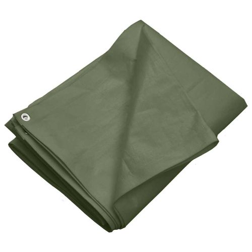Брезент, 260 г/м², 3x6 м, зелен, HDPE