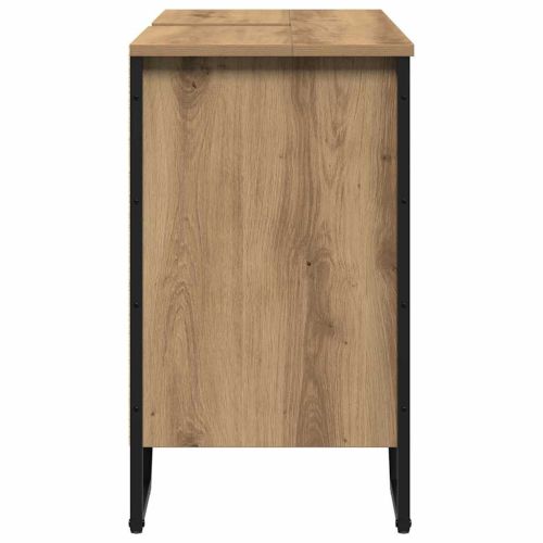 Шкаф за мивка в баня Дъб 91 x 35 x 60 см Инженерна дървесина