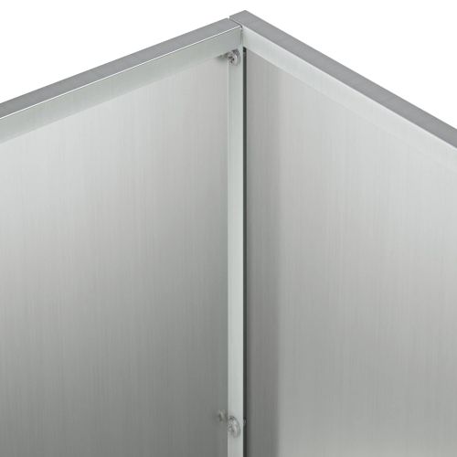 Градинска саксия 2 бр. Сребристо 60 x 30 x 40 см