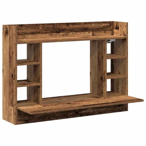 Стенно бюро Старо дърво 105 x 48 x 75 см Инженерна дървесина