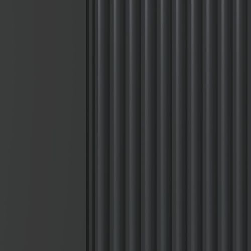 Нощен шкаф Черно 43 x 34,5 x 50 см Инженерна дървесина